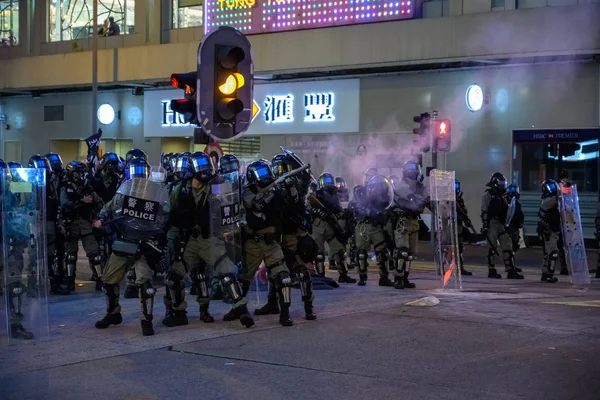 11 agosto Protesta in stile flashmob di Hong Kong contro l'estradizione L — Foto Stock