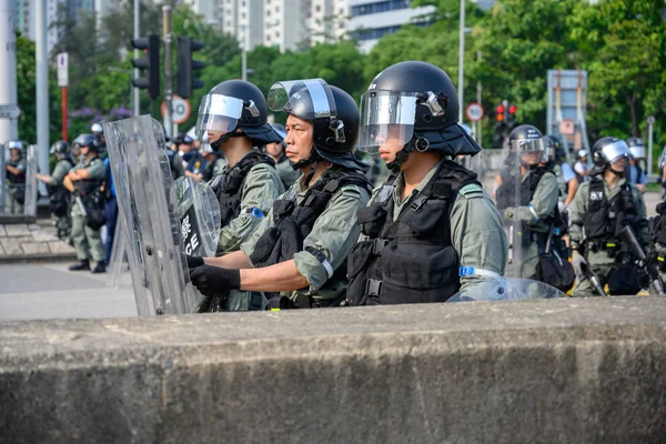 August 10 Hong Kong flashmob style protest against Extradition L — Stock Photo, Image