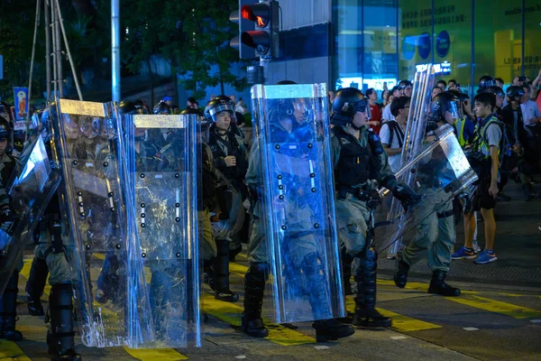 8月10日 香港フラッシュモブスタイル、引渡しLに抗議 — ストック写真