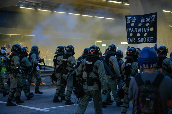 10 серпня Гонконг флешмобу стиль протесту проти екстрадиції L — стокове фото
