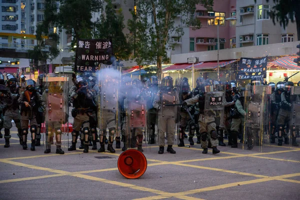 8月10日 香港フラッシュモブスタイル、引渡しLに抗議 — ストック写真