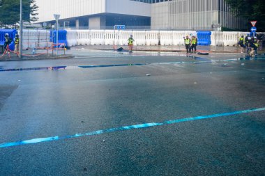 Hong Kong'da iade yasasına karşı protesto başka bir dönüştü