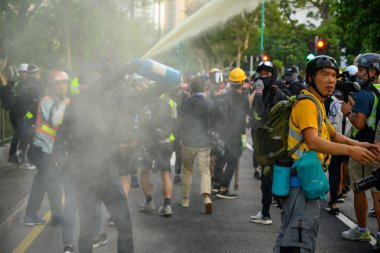  Tuen Mun'da İadekarşıtı Yasa protestosu, Polis Fo tarafından onaylandı