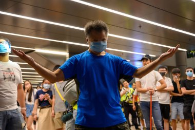 Hong Kong Suck 4.0 protesto, Ho içine trafik sıkışmaçalışıyor