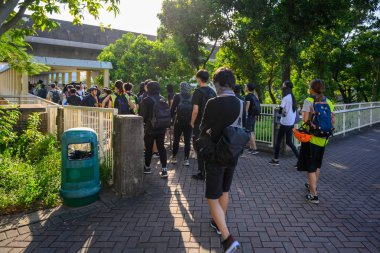 Hong Kong Suck 4.0 protesto, Ho içine trafik sıkışmaçalışıyor