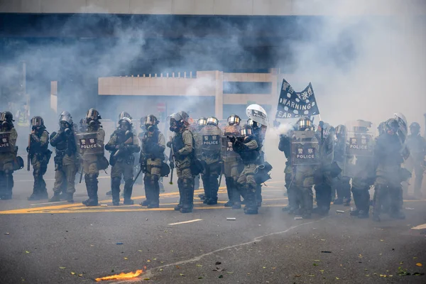 Protesto contra a lei de extradição em Hong Kong se transformou em outro — Fotografia de Stock