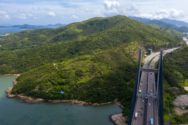 香港のKap Shui Mun Bridge — ストック写真