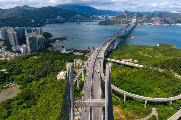 Puente Kap Shui Mun Hong Kong —  Fotos de Stock