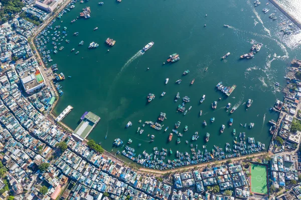 Hong Kong Cheung Chau Island Colorfull Fishing Village — Stock Photo, Image