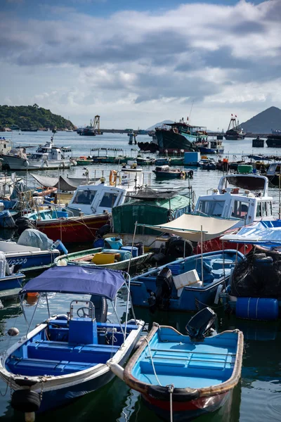 Hong Kong Cheung Chau Island Colorfull Fishing Village — Stock Photo, Image