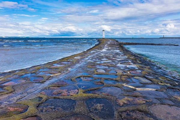 鼹鼠在 Swinemuende 在海岛 Usedom 在波兰 — 图库照片