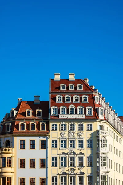 Palazzo Storico Con Cielo Blu Dresda Germania — Foto Stock