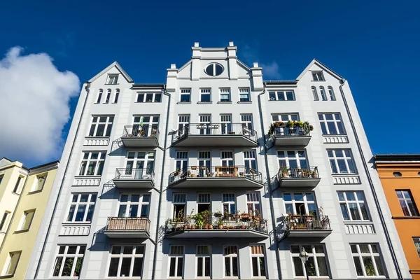 Immeuble Moderne Dans Ville Rostock Allemagne — Photo