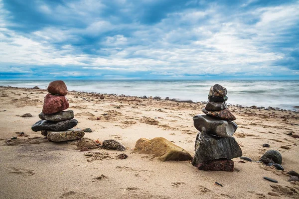 Piedras Orillas Del Mar Báltico — Foto de Stock