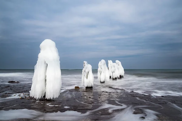 Winter Der Ostsee Kühlungsborn Deutschland — Stockfoto