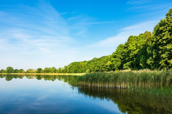 Landscape Lake Potzlow Germany — Stock Photo, Image