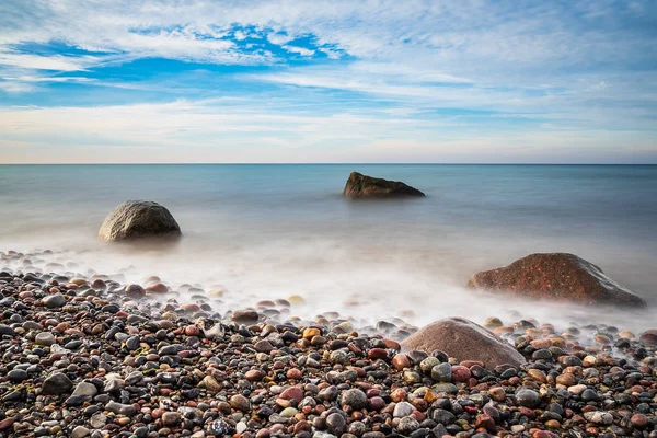 Stones Shore Baltic Sea Elmenhorst Germany — Stock Photo, Image