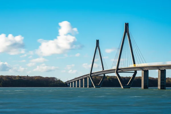 Puente Entre Seeland Falster Dinamarca — Foto de Stock