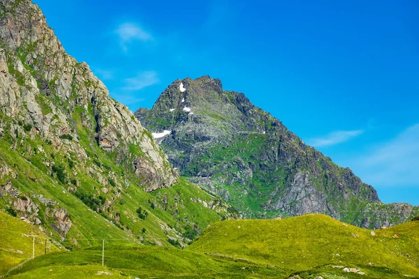 Mountains Lofoten Islands Norway — Stock Photo, Image