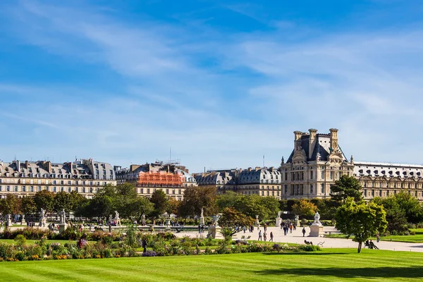 Nézd Hogy Jardin Des Tuileries Párizs Franciaország — Stock Fotó