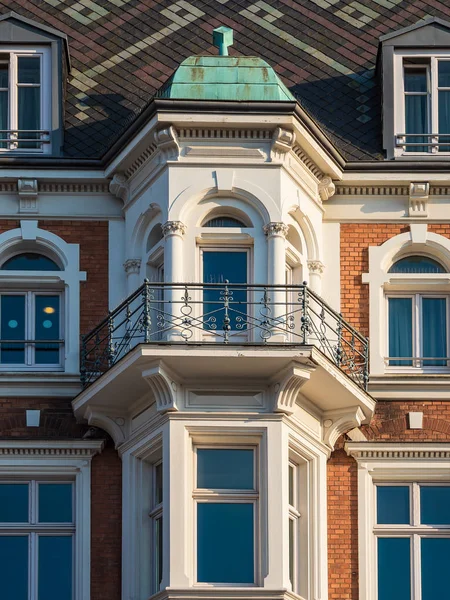 Palazzo Storico Città Rostock Germania — Foto Stock