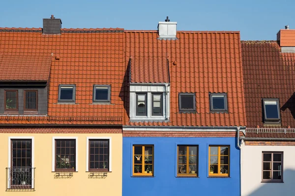 Palazzo Storico Città Rostock Germania — Foto Stock