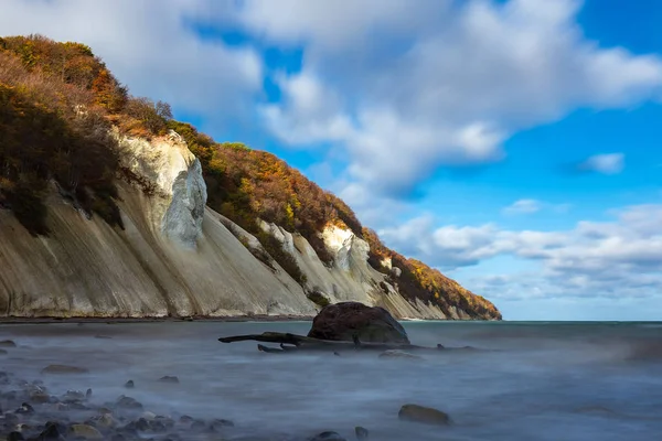 Côte Mer Baltique Sur Île Moen Danemark Images De Stock Libres De Droits