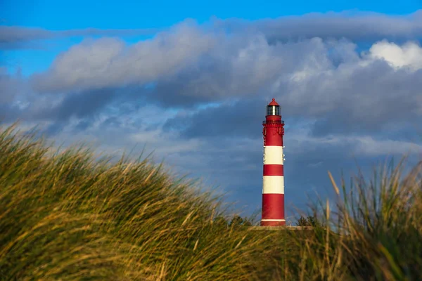 Vuurtoren in Wittduen op het eiland Amrum, Duitsland — Stockfoto