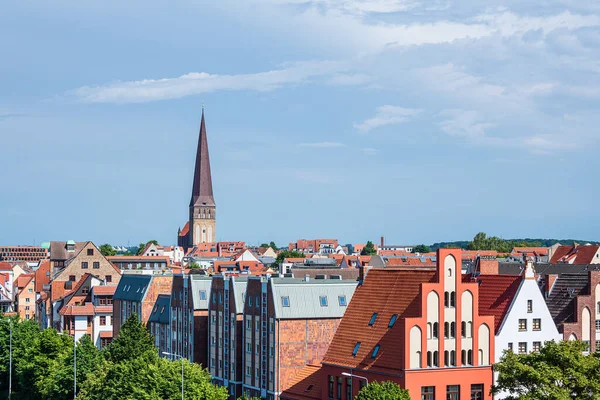 Edificios Históricos Ciudad Rostock Alemania — Foto de Stock