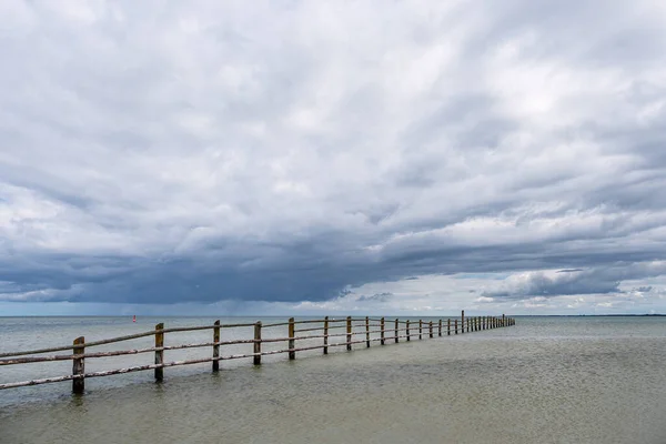 Stängsel Östersjöns Strand — Stockfoto