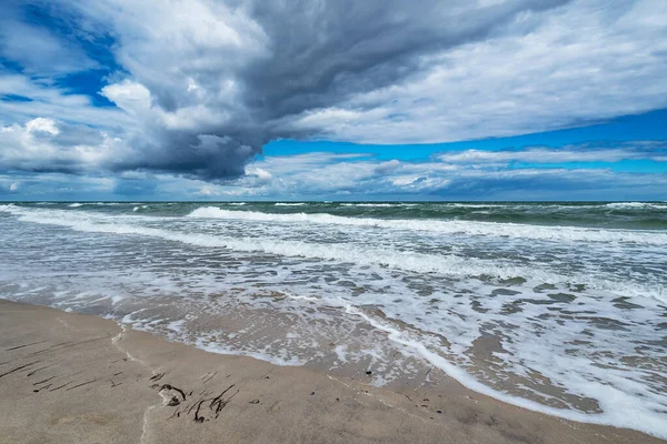 Vagues Sur Rivage Mer Baltique — Photo