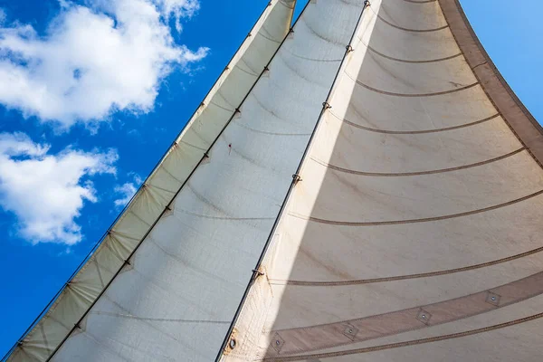 Dettaglio Windjammer Sulla Hanse Sail Rostock Germania — Foto Stock