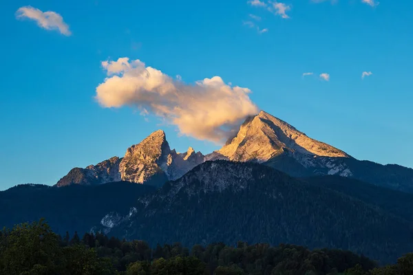 Landscape Mountain Watzmann Berchtesgaden Alps Germany — Stock Photo, Image