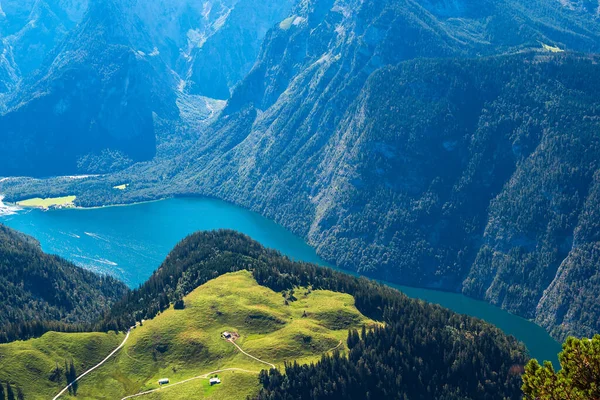 독일의 알프스에 산에서 바라본 — 스톡 사진