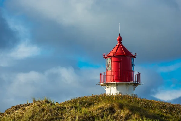 德国Amrum北海岛Norddorf灯塔 — 图库照片