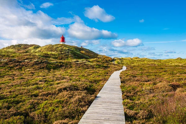 北海島アムラム島のノルトドルフ灯台 — ストック写真