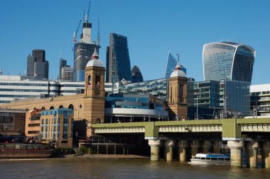 Merkezi iş Distric gökdelenler görünümü