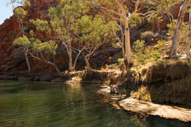Ellery Creek büyük delik, Macdonnell aralıkları, Northern Territory, Avustralya
