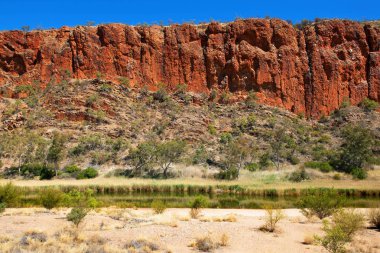 Glen Helen Gorge, Macdonnell aralıkları, Northern Territory, Avustralya
