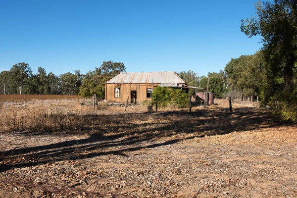 Uma Antiga Casa Uma Fazenda Perto Warren Nova Gales Sul — Fotografia de Stock