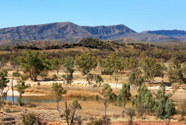 Outback Σκηνή Δυτική Macdonnell Σειρές Εθνικό Πάρκο Βόρεια Επικράτεια Της Royalty Free Εικόνες Αρχείου