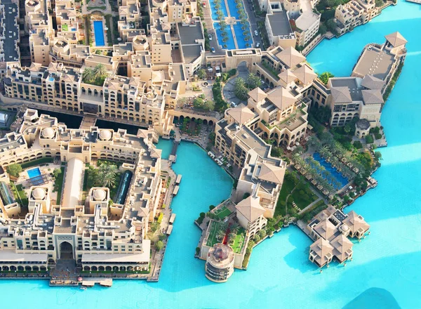 Rumah Mewah Dan Apartemen Dasar Burj Khalifa Dubai — Stok Foto