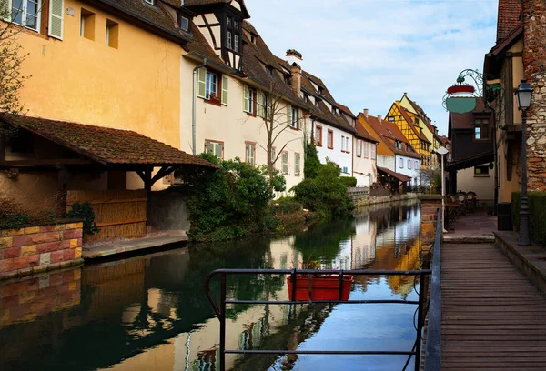 Prachtig Uitzicht Gebouwen Historische Stad Colmar Alsace Frankrijk — Stockfoto