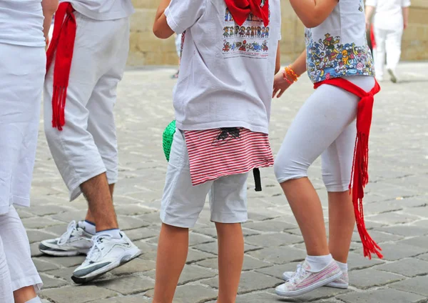 Pamplona Spagna Luglio 2015 Durante Famosa Tradizionale Festa Annuale San — Foto Stock