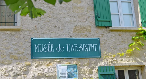 Auvers Sur Oise Frankrig Juli 2016 Absinthe Museum Dedikeret Til - Stock-foto