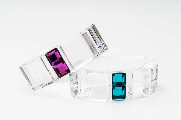 Bracelet Verre Coloré Accessoire — Photo
