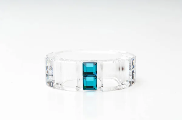Armband Gjort Färgat Glas Tillbehör — Stockfoto