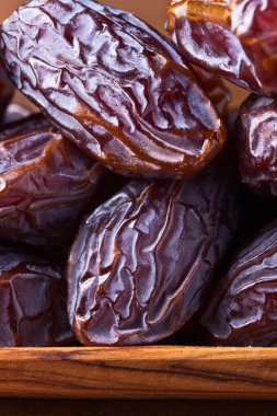 Close-up sulu olgun tarihleri, bir merkezi odak