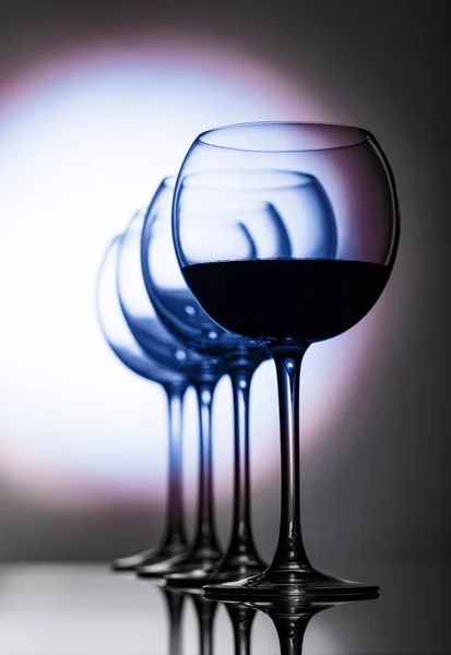 テキストのコピー スペース赤ワインのガラス — ストック写真