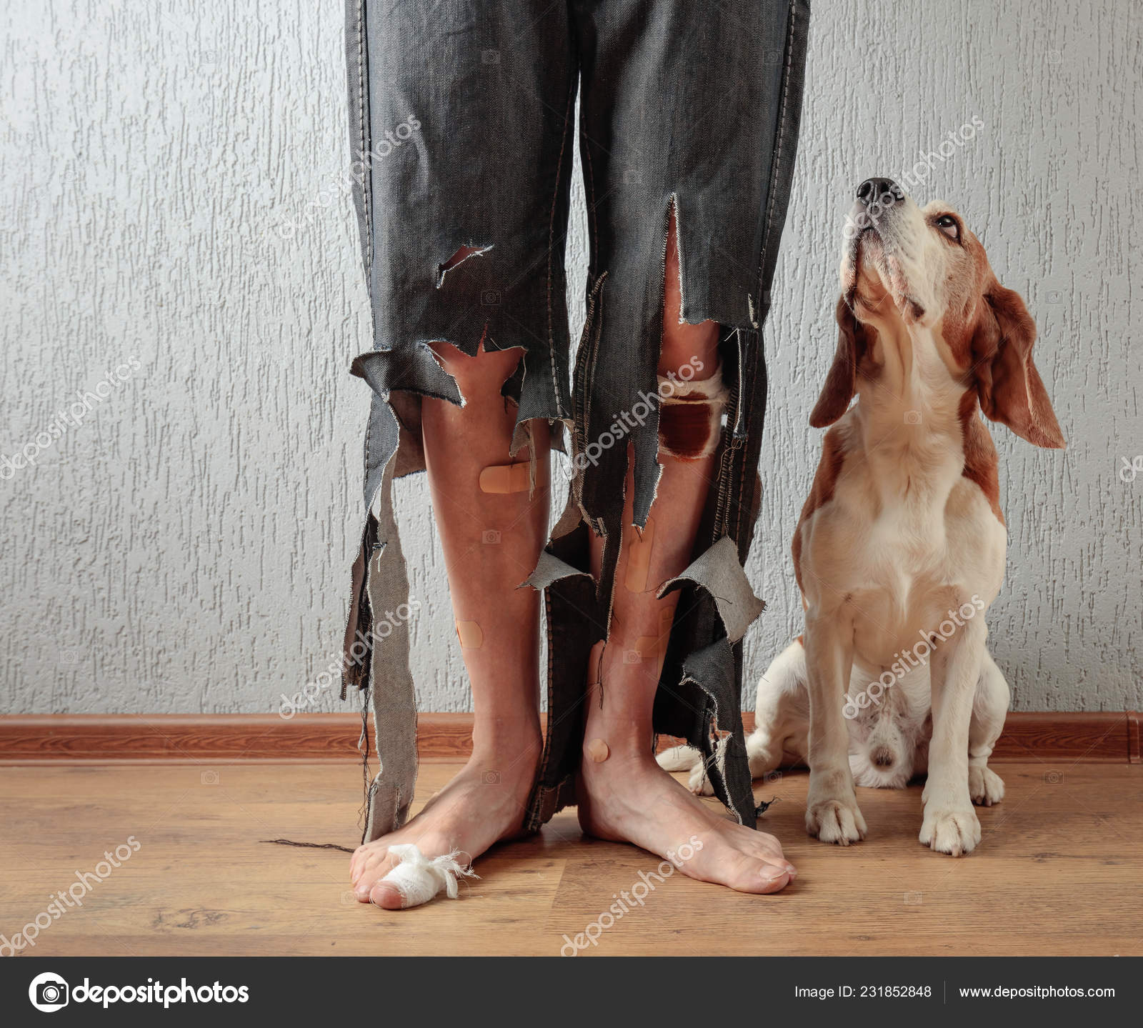 torn pants